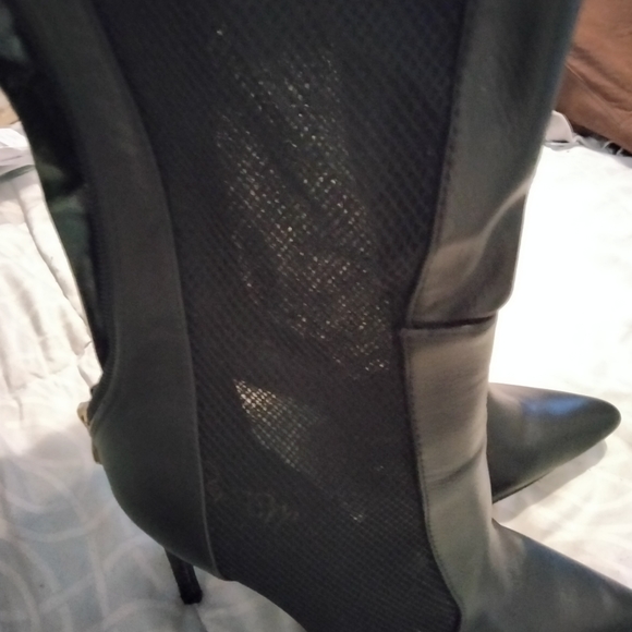 So Me "Katty" OTK mesh stripper thigh high boots - Picture 6 of 9